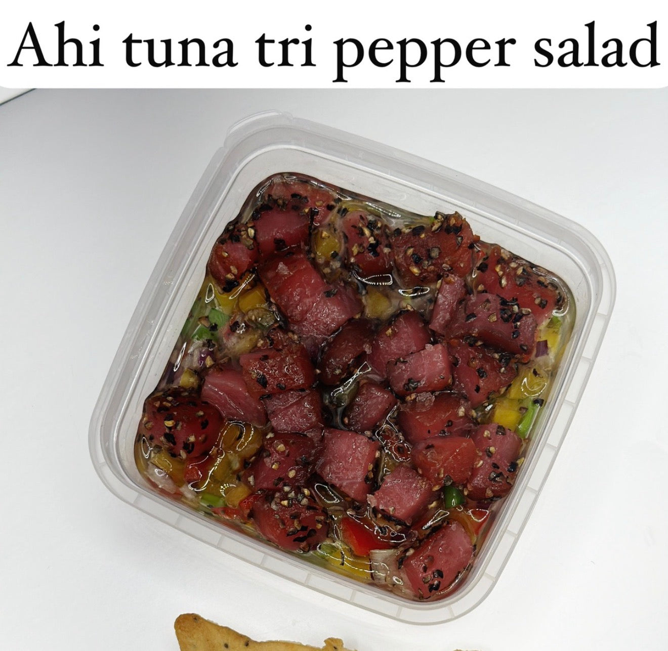 Ahi Tuna Tri Pepper Salad