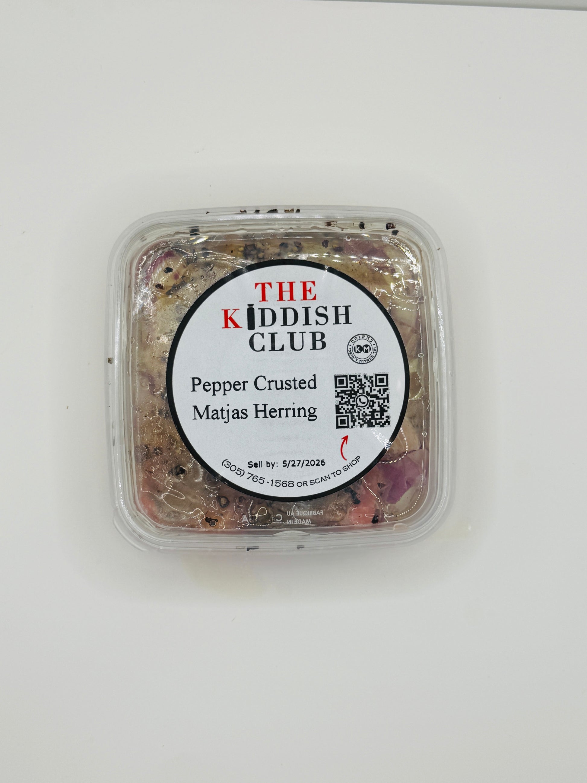 Pepper crusted Matjas Herring