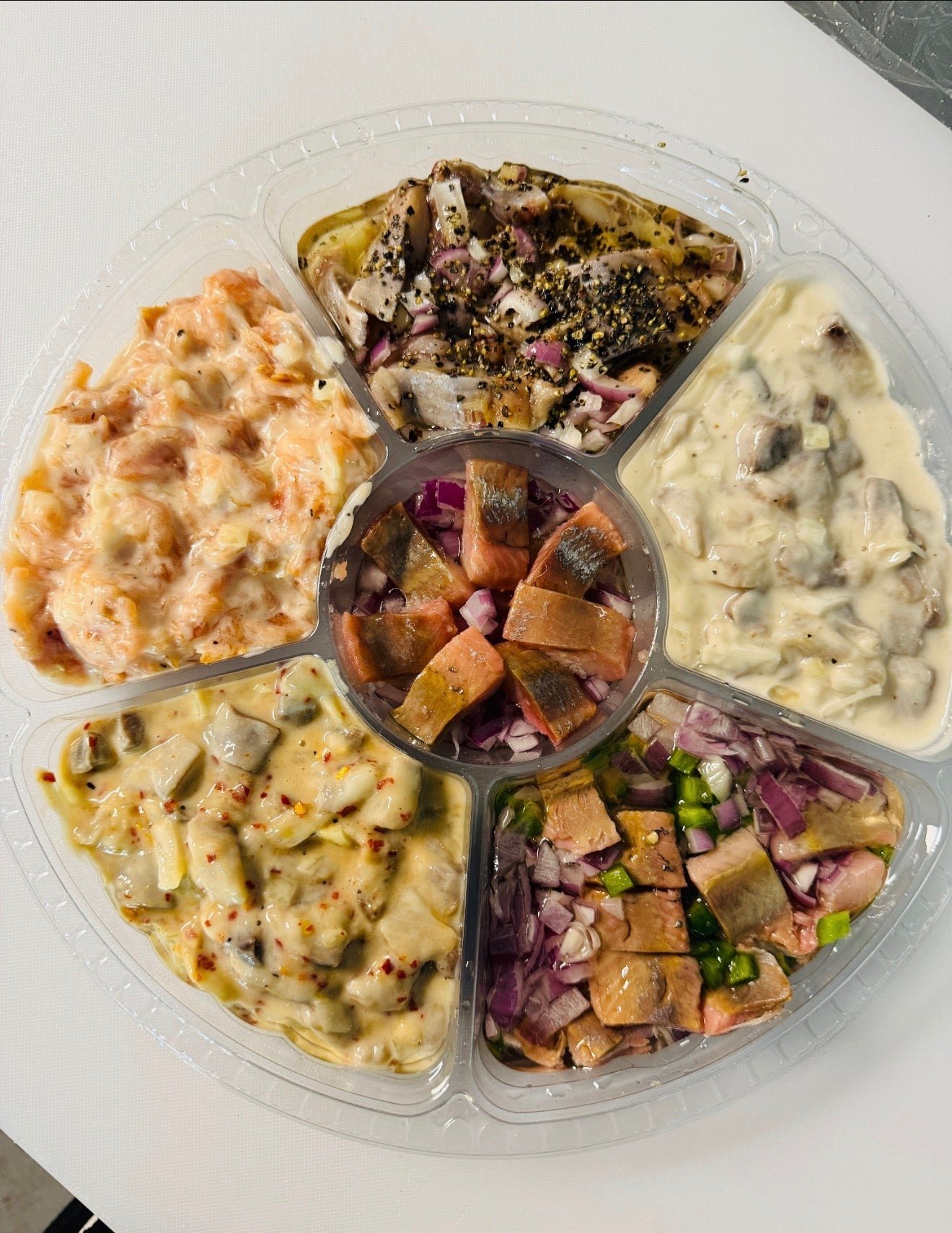 Kiddish Herring platter